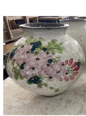 家居陶瓷花瓶复古创意插花花器景德镇客厅装饰品绿植水培花瓶摆件