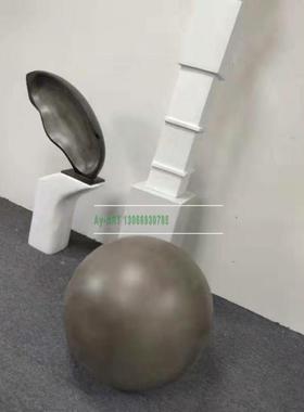 热销现代简约轻奢雕塑三件组合摆件创意样板饭酒店客厅摆设装饰品