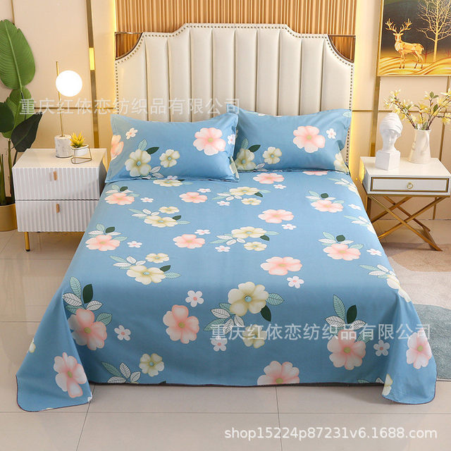 Single piece wholesale skin-friendly and hair-resistant comfortable and simple single and double street stall supply home dormitory multi-spec bedding