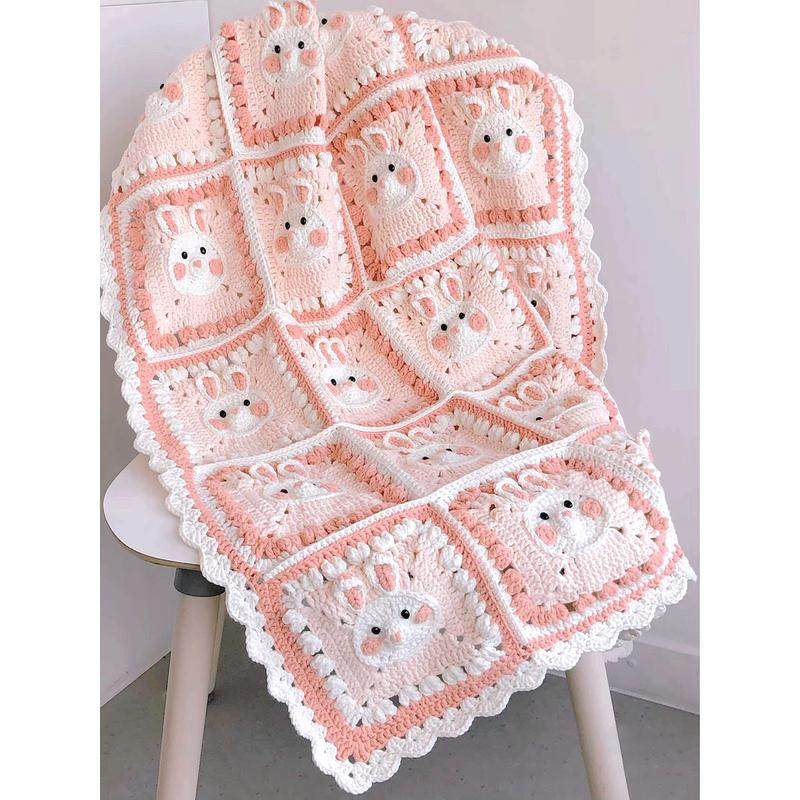 可爱小猪毯子diy编织材料包毛线钩针小羊毯子宝宝爱心猪毯子现货,淘宝优惠券,粉丝福利购,淘宝优惠卷