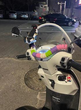 摩托车马里奥装饰公仔车尾挂件贴装饰公仔个性玩偶骑车电动车改装