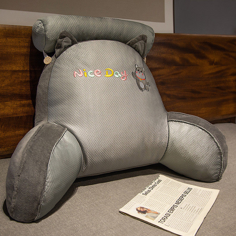 冰丝卡通靠枕床头大靠背软包床上睡觉抱枕靠垫宿舍靠着看书沙发,淘宝优惠券,粉丝福利购,淘宝优惠卷