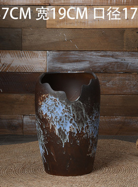 陶瓷花盆批发特大号多肉紫缺口创意乐悬崖植物装饰陶瓷大口径花盆