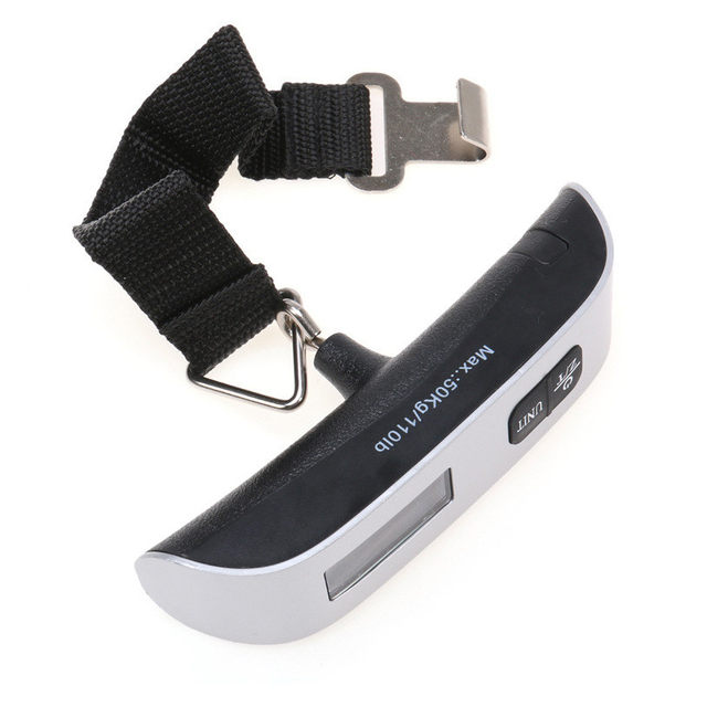 Factory direct sales T-type luggage scale portable 50kg portable scale luggage scale precision stainless steel household electronic scale