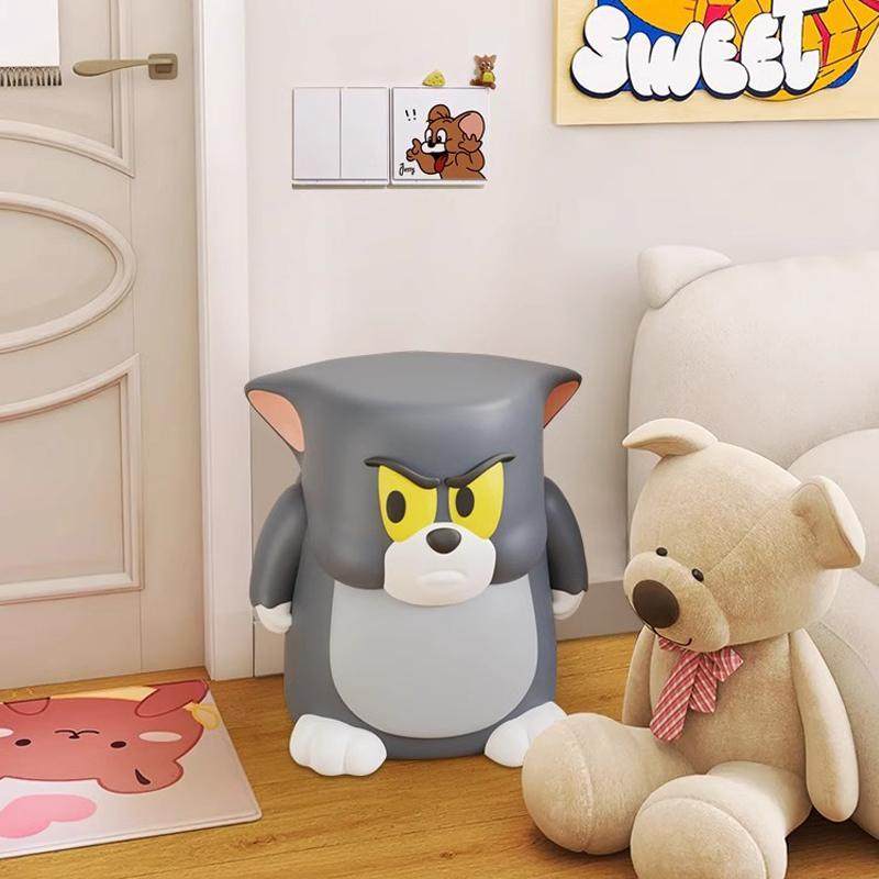 猫和老鼠客厅落地换鞋凳摆件卡通装饰品沙发边几玄关乔迁新居礼物,淘宝优惠券,粉丝福利购,淘宝优惠卷