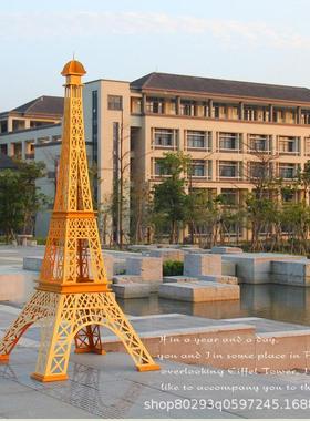 热销室内外新款美陈落地摆件铁塔模型商业埃菲尔铁塔雕塑展览工艺