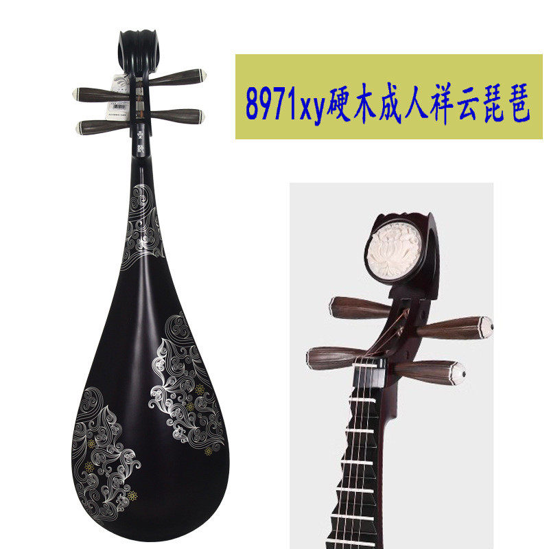 北京星海8911\12专业演奏练习琵琶乐器 8901硬木儿童琵琶 - 图0