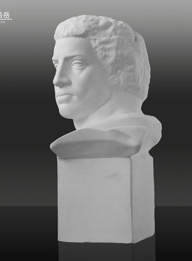 热销绘岳美术石膏人物头像配套特斯素描石膏像布鲁图美术室布鲁器