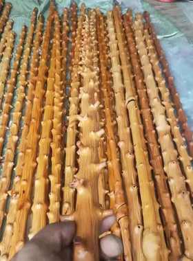 按摩节木武术棍把玩棍对棍长度110-130cm鞭杆棍文玩刺棍