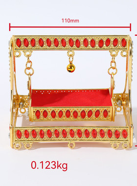 热销新款摇椅摆件装饰中东东南亚装饰摆件镶钻摇椅合金工艺品高级