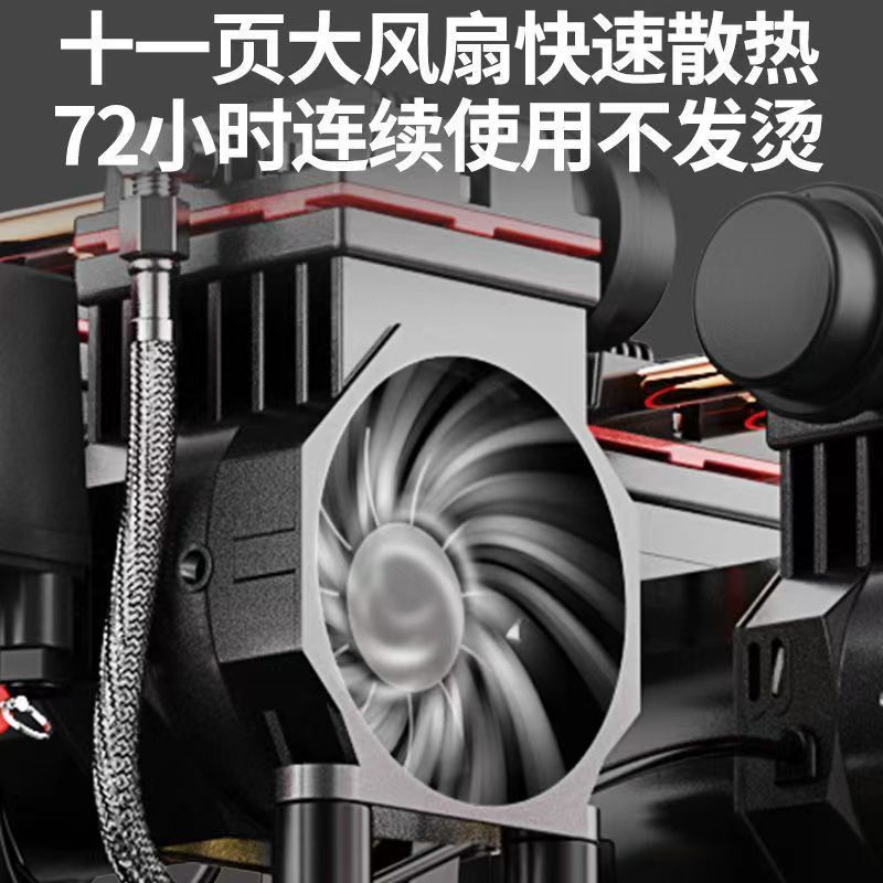 充气泵无油静音空压机大型气泵空气压缩机家用木工钉枪喷漆铜泵头 - 图0