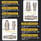 C-type self-locking quick connector male and female head tracheal quick insertion air compressor air pump air pipe docking pneumatic tool accessories