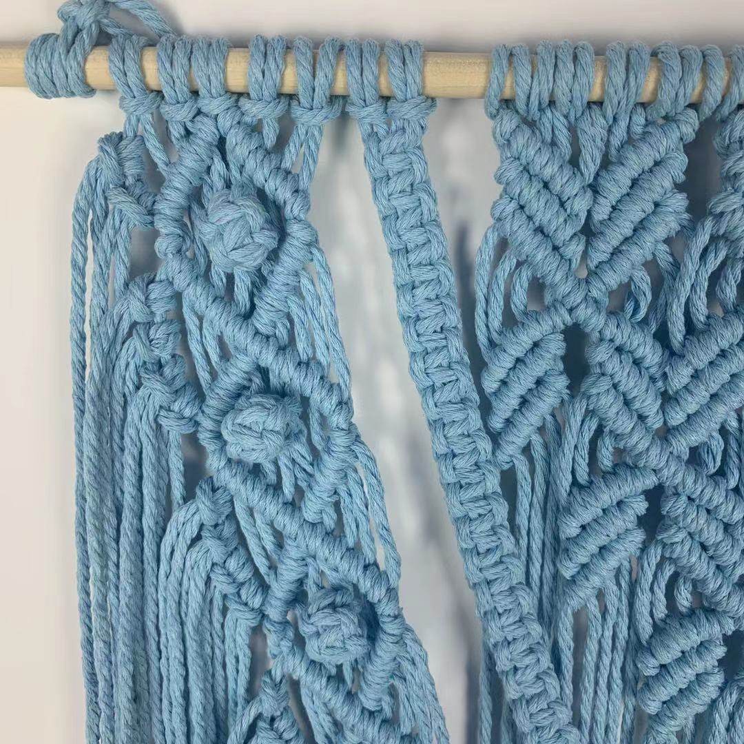 欧式波西米亚家居挂毯棉绳北欧手工编织墙壁挂装饰流苏软装,淘宝优惠券,粉丝福利购,淘宝优惠卷