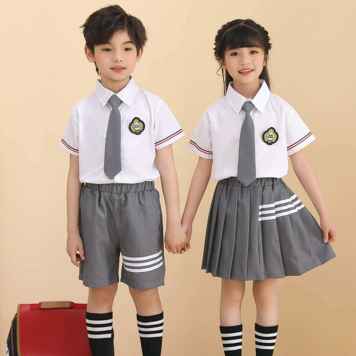 幼儿园园服夏装小学生班服儿童校服六一毕业照服夏季英伦风jk套装,淘宝优惠券,粉丝福利购,淘宝优惠卷