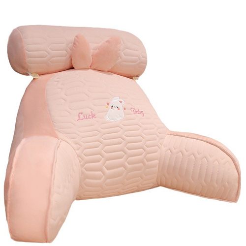 热销夏季乳胶冰丝靠枕床头软包靠背床上看书大靠垫护腰枕腰靠办公 - 图2