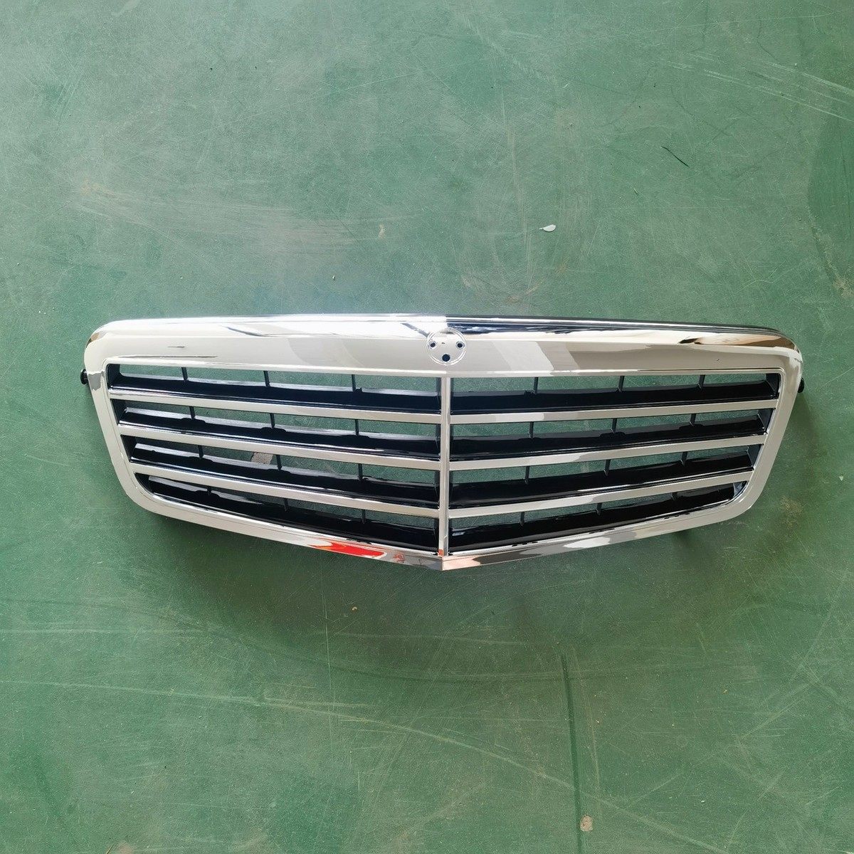 热销适用于e级w212 10-13款网格中网通风前杠栅2128800583 212880 - 图0