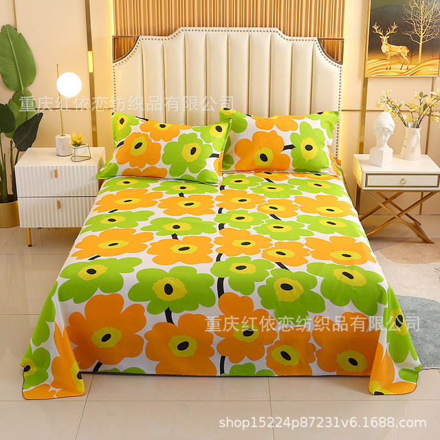 Single piece wholesale skin-friendly and hair-resistant comfortable and simple single and double street stall supply home dormitory multi-spec bedding