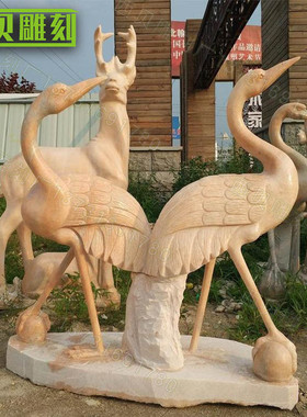 热销石雕动物雕塑动物园小区公园水景雕塑十二生肖大理石动物