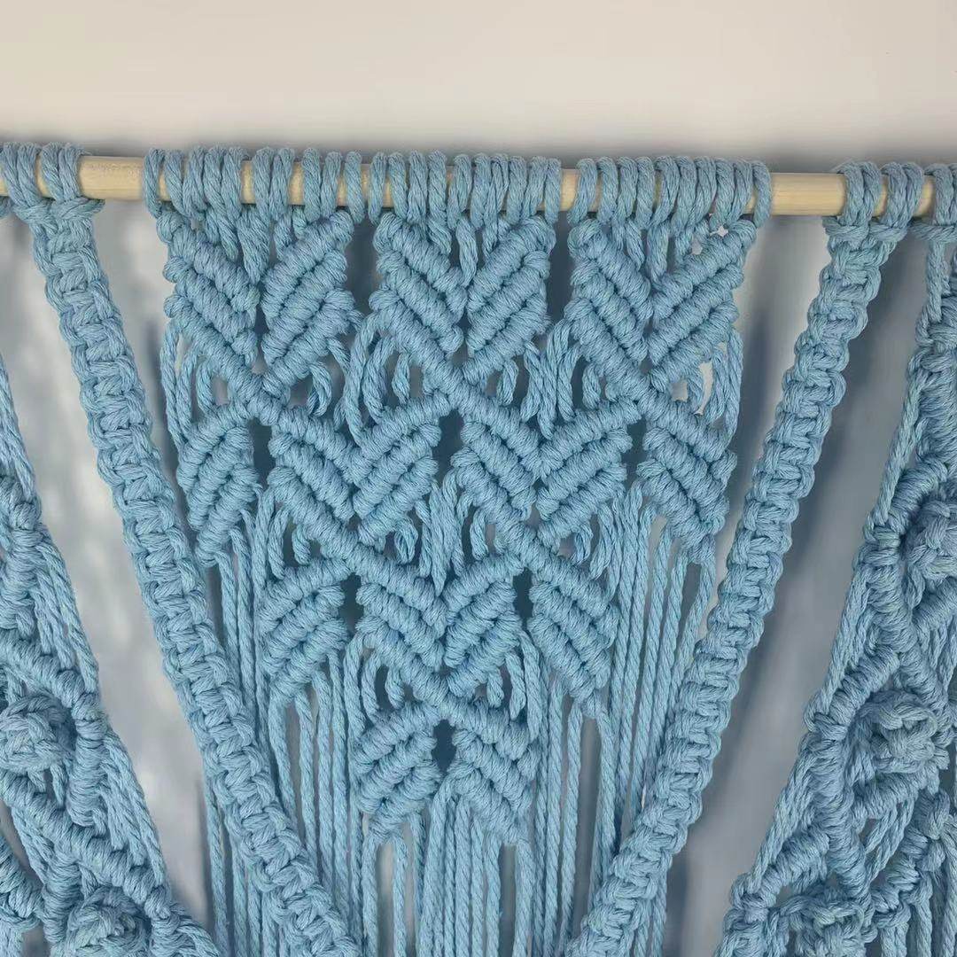 欧式波西米亚家居挂毯棉绳北欧手工编织墙壁挂装饰流苏软装,淘宝优惠券,粉丝福利购,淘宝优惠卷