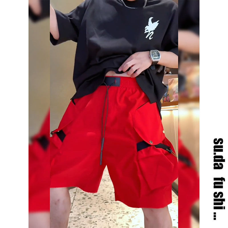 素搭夏季新款休闲五分裤男潮流时尚百搭高品质多口袋工装男,淘宝优惠券,粉丝福利购,淘宝优惠卷