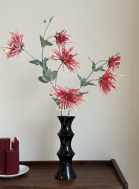 蝴蝶兰仿真花假花陶瓷花瓶新年结婚婚房布置装饰摆件乔迁新居礼物