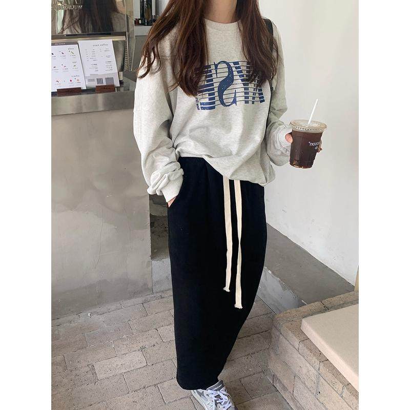 大码胖mm休闲女春秋中长款梨形身材遮胯显瘦a字裙,淘宝优惠券,粉丝福利购,淘宝优惠卷