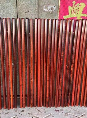 热销小叶紫檀原木老料油高高密秒沉水玻璃底武术棍