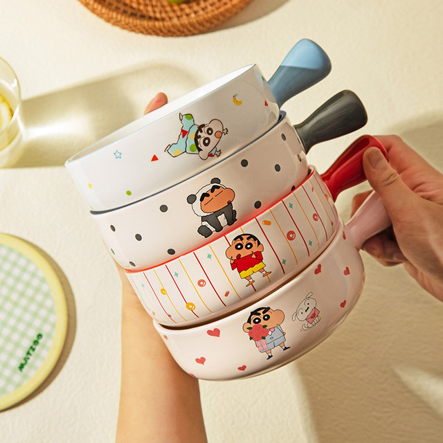 Modern Housewife Crayons Newbie Handle Bowl Noodle Bowl