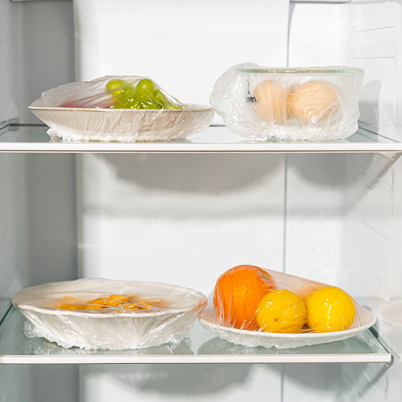 摩登主妇一次性保鲜膜套食品专用剩菜保鲜罩家用冰箱带松紧保鲜袋 - 图2