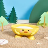 Милая желтая утка, сушилка, мыло, мультяшная пластиковая мыльница для домашнего использования