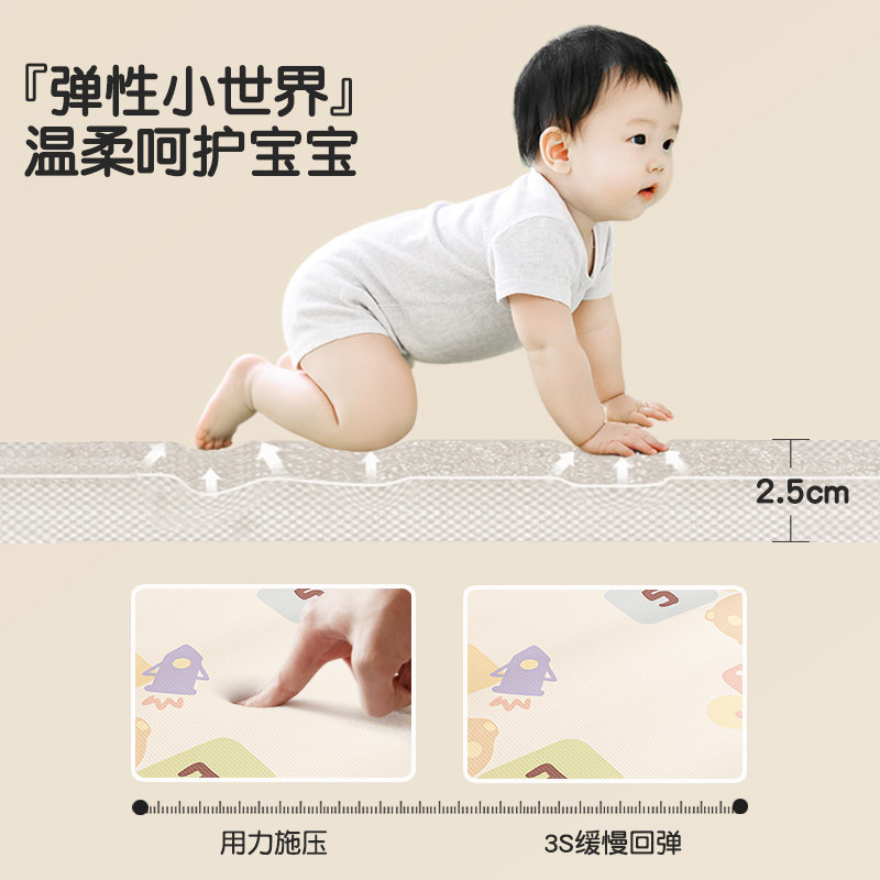 宝宝爬行垫婴儿加厚防摔家用爬爬垫无毒无味xpe定制儿童泡沫地垫,淘宝优惠券,粉丝福利购,淘宝优惠卷