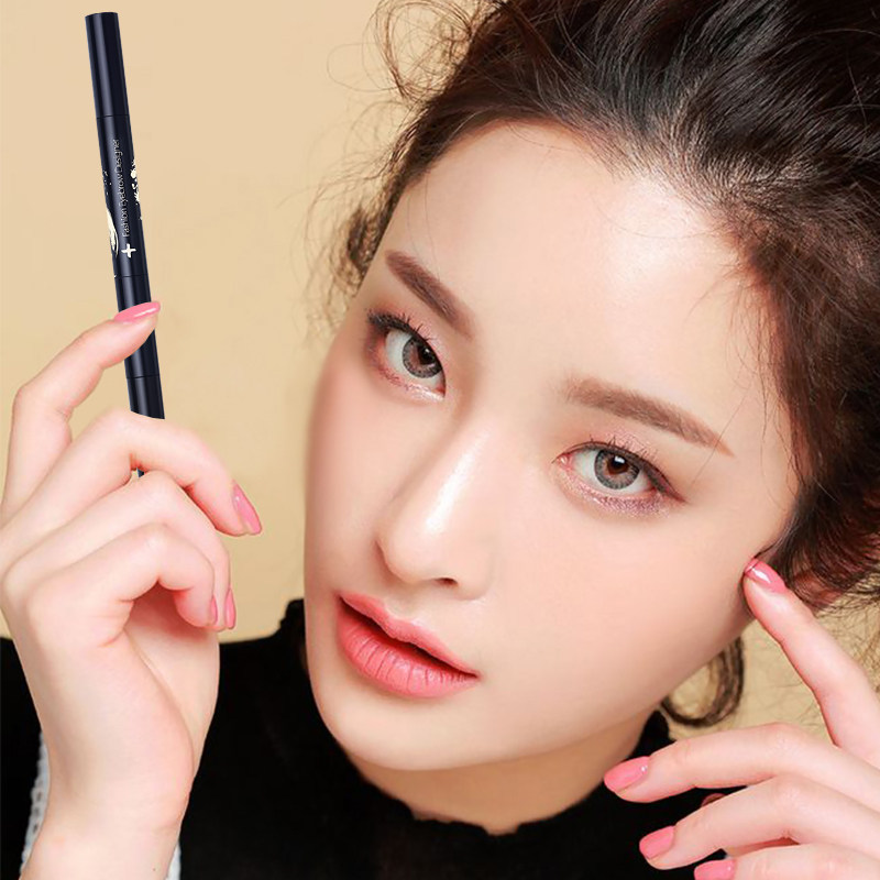 兰瑟防水不脱色女正品眉刷茶色眉笔 lansur兰瑟中晨眉笔/眉粉/眉膏
