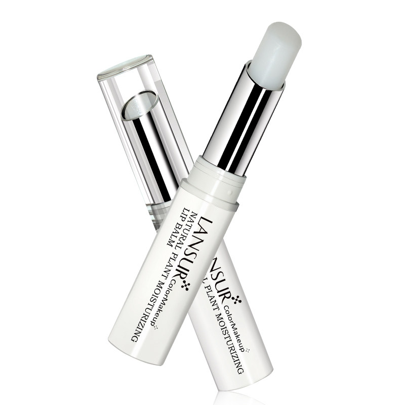 兰瑟天然植物女保湿防干裂滋润唇膏 lansur兰瑟中晨润唇膏