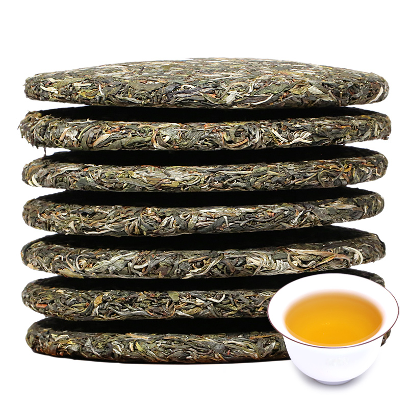 普洱茶生茶2022春茶云南布朗山生普洱茶口粮七子饼生普茶叶生茶饼-图3