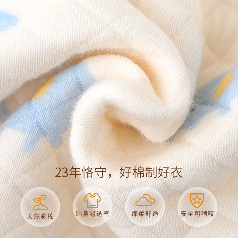 婴儿衣服春秋装新生儿纯棉宝宝哈衣 南极人艾佳趣连身衣/爬服/哈衣