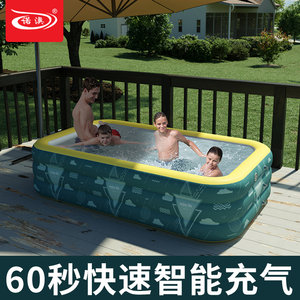伊润充气游泳池家用婴儿童戏水桶宝宝小孩大型家庭户外折叠球池