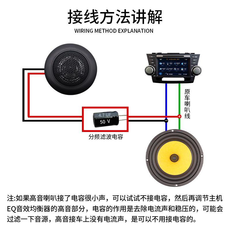 汽车高音头高音仔一对车载发烧级高音喇叭a柱小音响1改装通用件 - 图1