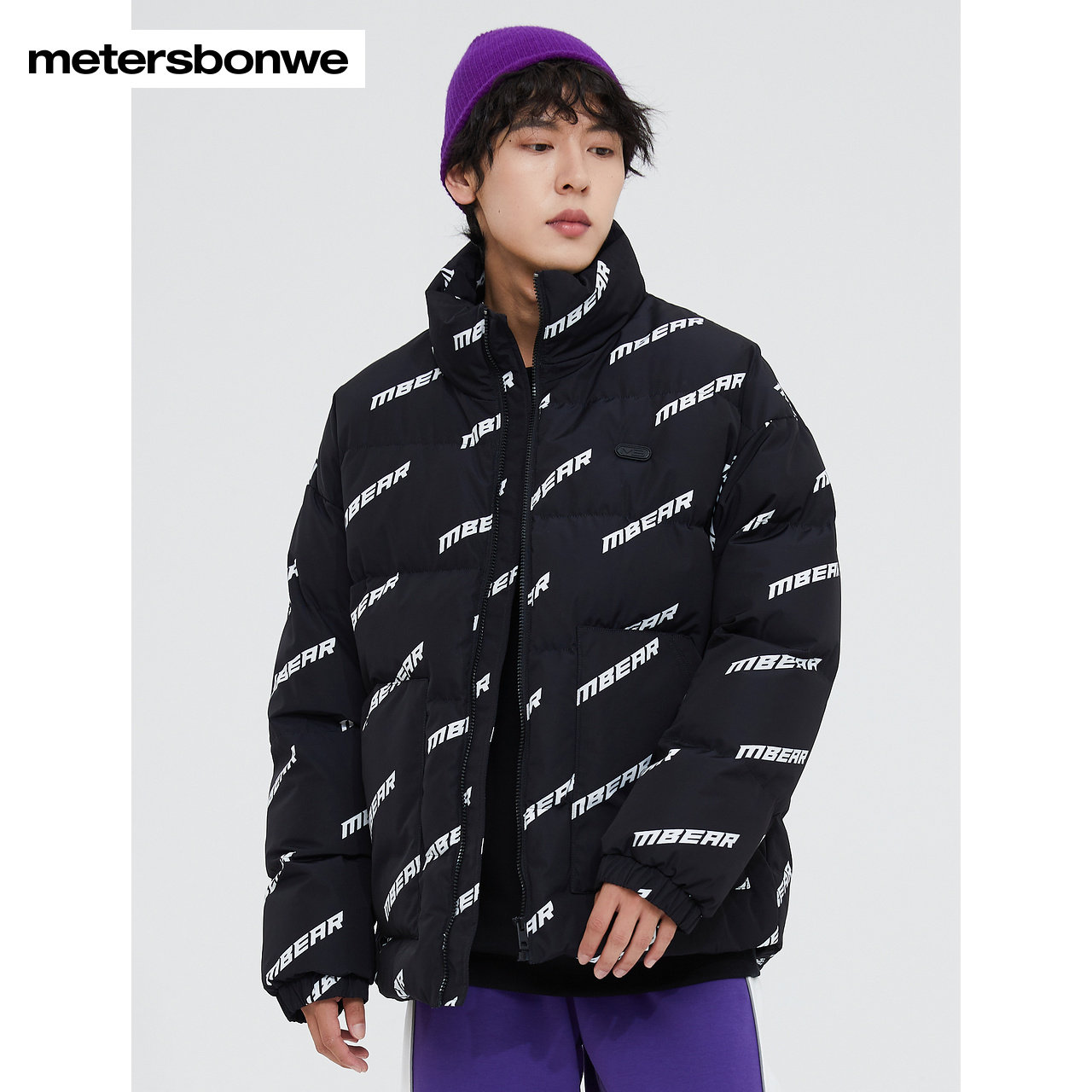  metersbonwe霓尚羽绒服