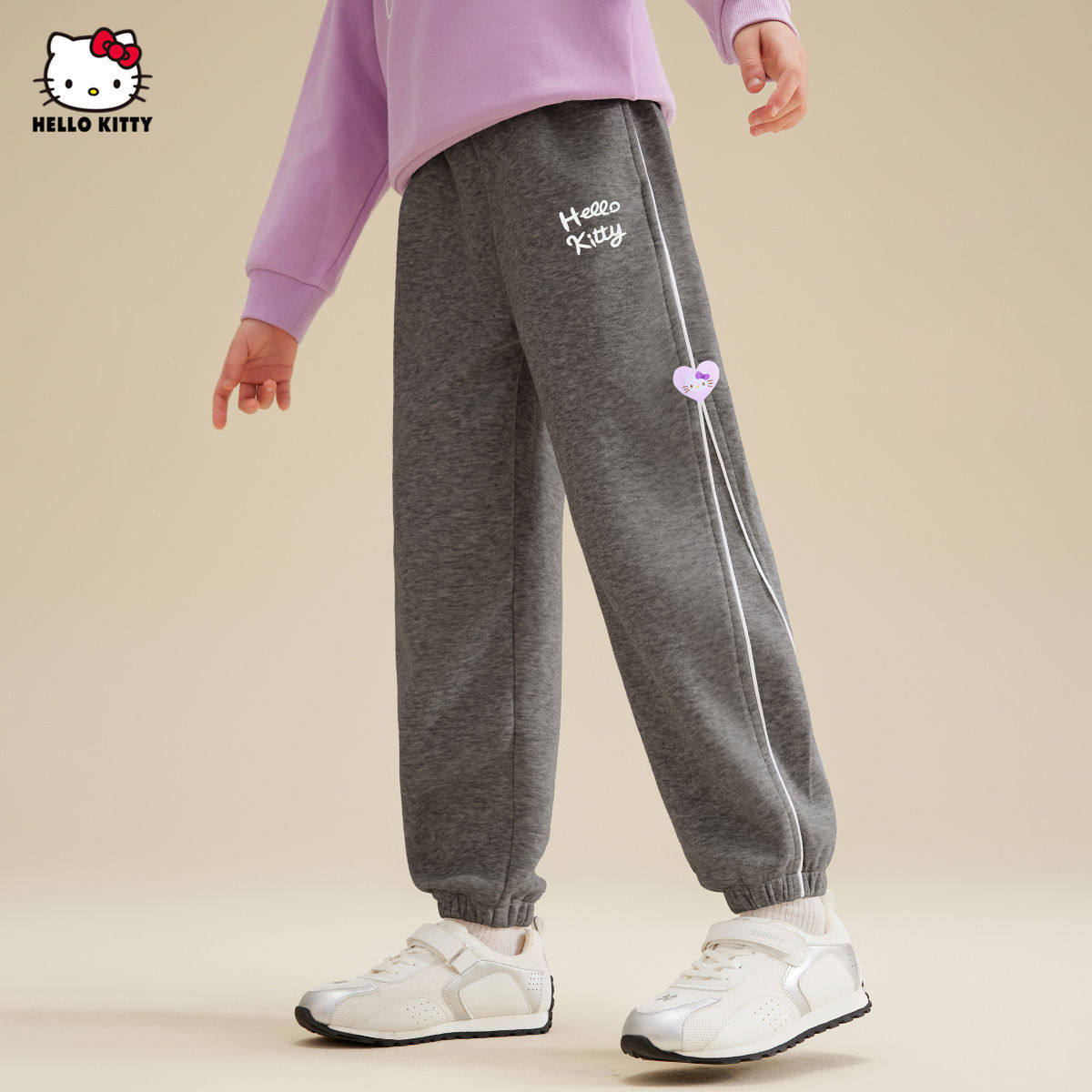 银狐优选HelloKitty儿童裤子女童卡通休闲裤2026春新款凯蒂猫卫裤,淘宝优惠券,粉丝福利购,淘宝优惠卷