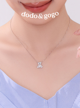 DODOGOGO小熊纯银项链女款配饰