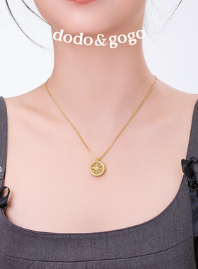 DODOGOGO八宝罗盘项链女2025新款