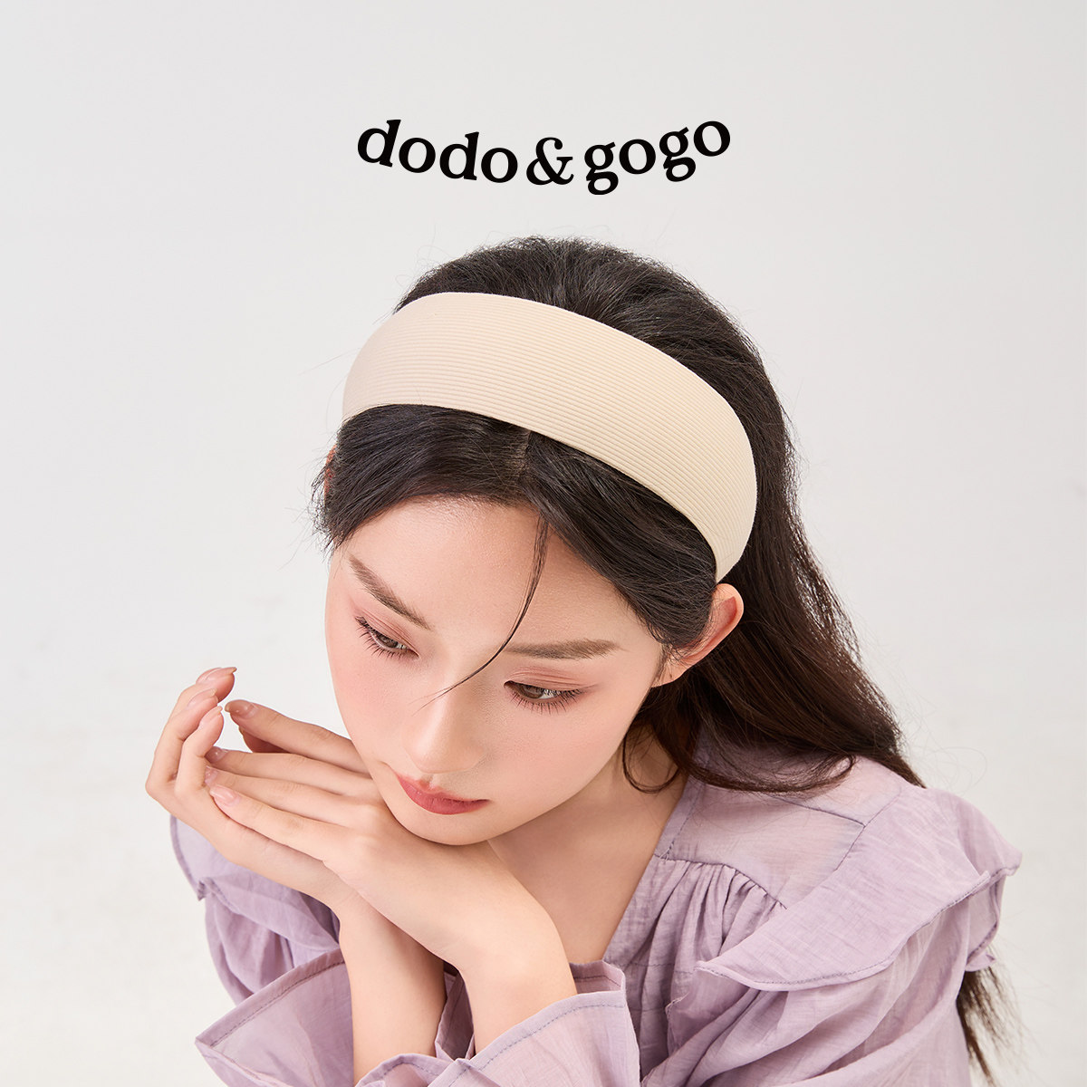 DODOGOGO knitted wide-brimmed headband