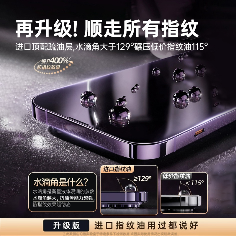 新款护眼防窥适用苹果15Promax防窥钢化膜iphone15/14pro360防偷窥13手机膜Plus高清12全屏Pro防摔11贴膜ip15-图3