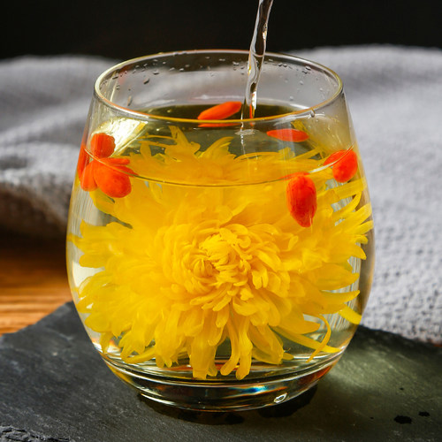 菊花茶金丝皇菊黄菊一朵一杯胎菊去火非特级金银花正品官方旗舰店 - 图2
