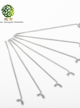 忠实穿珠针藏式三通佛头专用钩针佛珠手串菩提子饰品DIY串珠工具