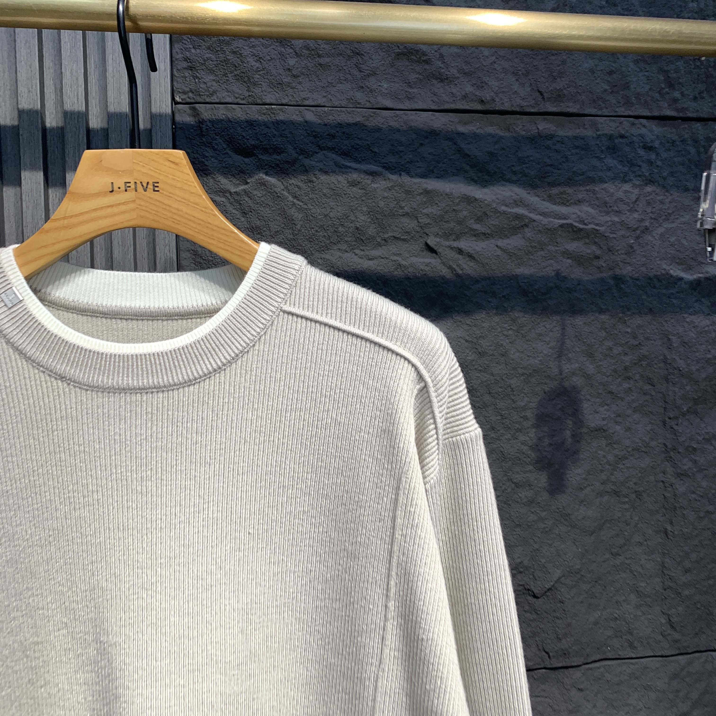 设计感潮流时尚简约圆领针织衫男宽松休闲百搭加厚毛衣外套潮,淘宝优惠券,粉丝福利购,淘宝优惠卷