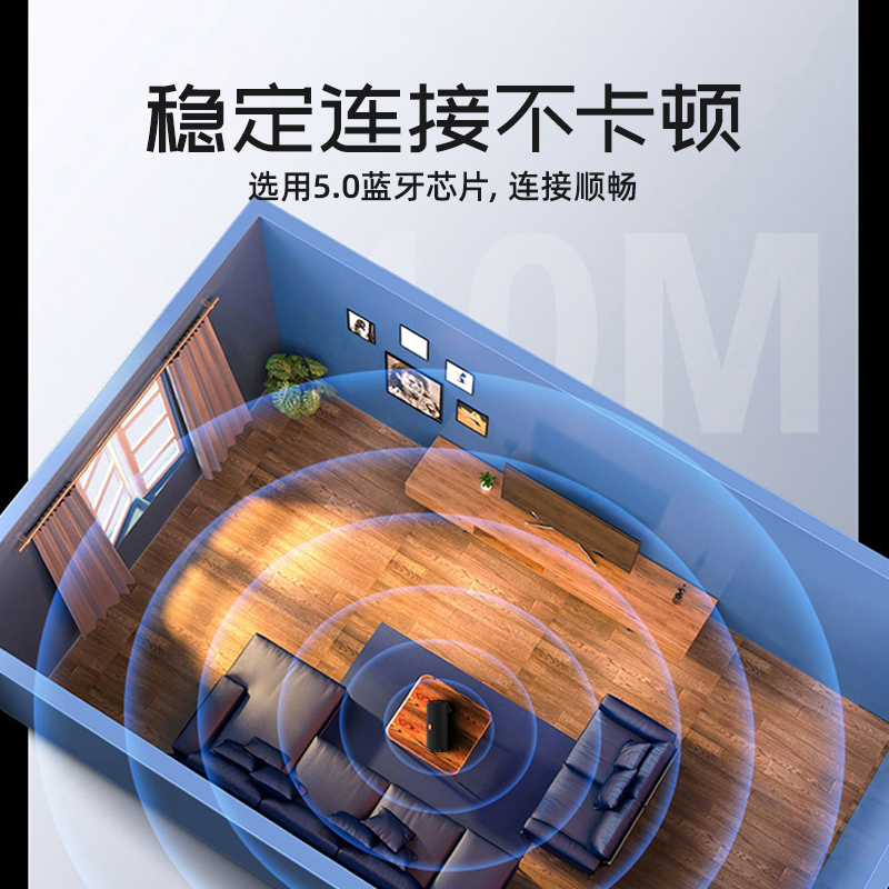 蓝牙音箱小音响超重低音炮家用便携式户外插卡防水大音量车载无线 - 图1