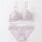 6ixty8ight 68 столешница Новая сладкая светлая пурпурная кружевная бабочка Ультра -тщательная купольная стальная бюстгальтеры без кольца BR14056