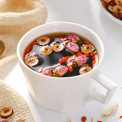 红糖姜茶大姨妈官方旗舰店正品补气养血黑糖姜糖水桂圆枸杞姜枣茶 - 图3