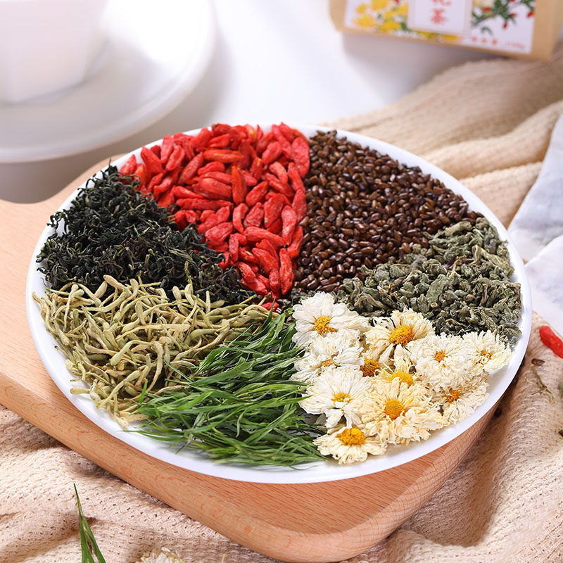 金银花决明子菊花茶去火清热解毒 猫小乐组合型花茶